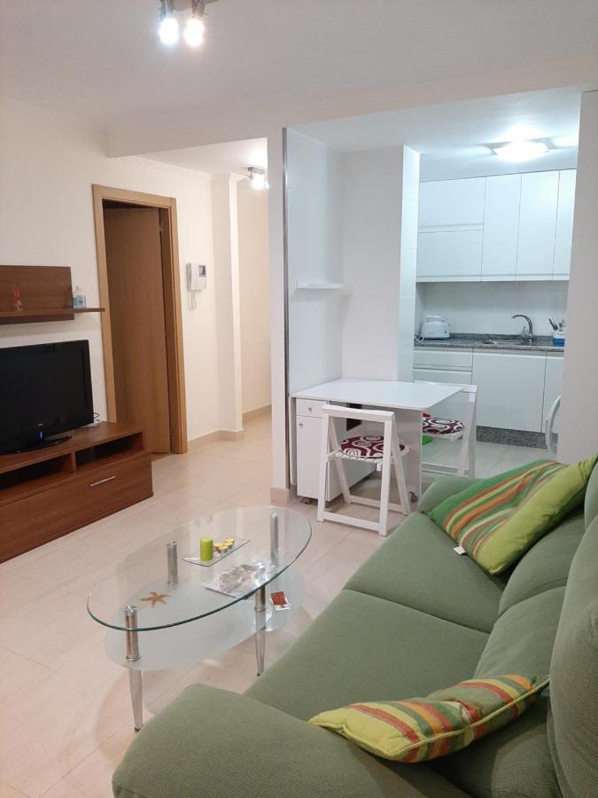 Apartamento En Porto Do Son Con Garaje Dış mekan fotoğraf